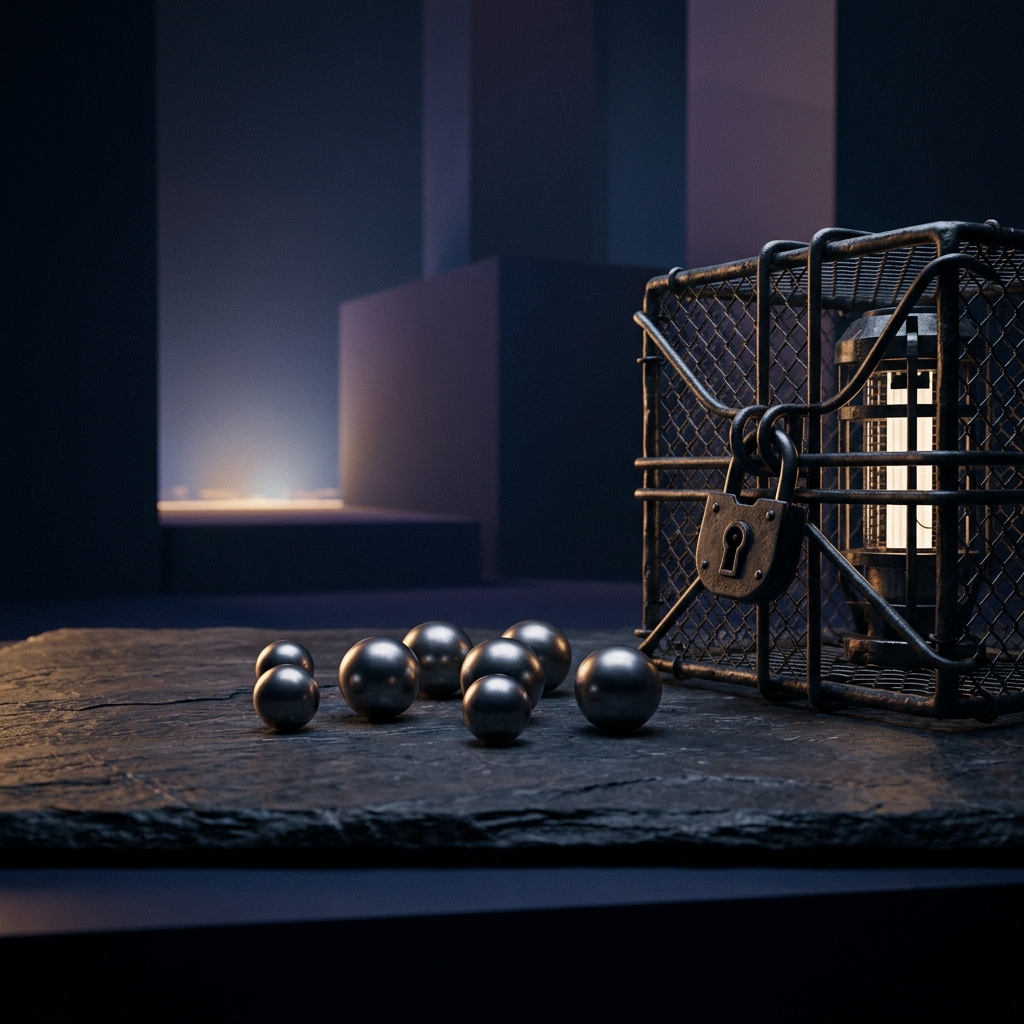 Sleek abstract editorial studio photography representing transparency, clarity, and open-access production.