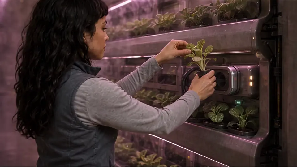 Genesis frame: the hydroponic wall